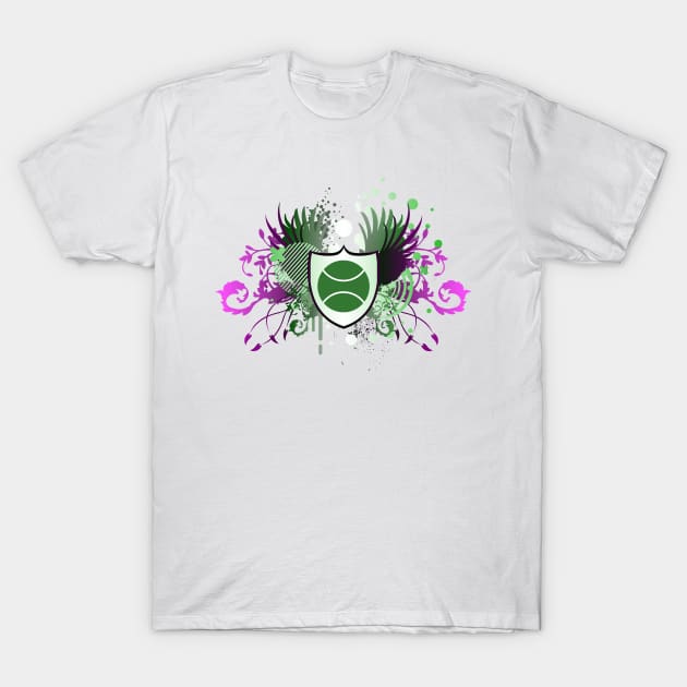 tennis crest T-Shirt by asyrum